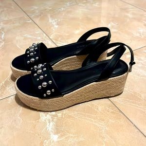Espadrille platform sandal